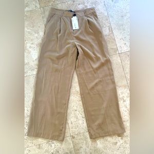 Zara XL trouser pants in beige